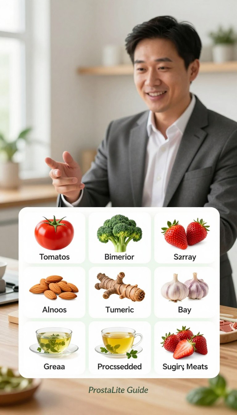 The Ultimate Prostate Diet: 7 Foods to Eat & 5 to Avoid (Science-Backed Guide)